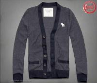 heren abercrombie and fitch truien cardigan knop gestreept grijs donkerblauw Shop Hoenzadriel milq9115